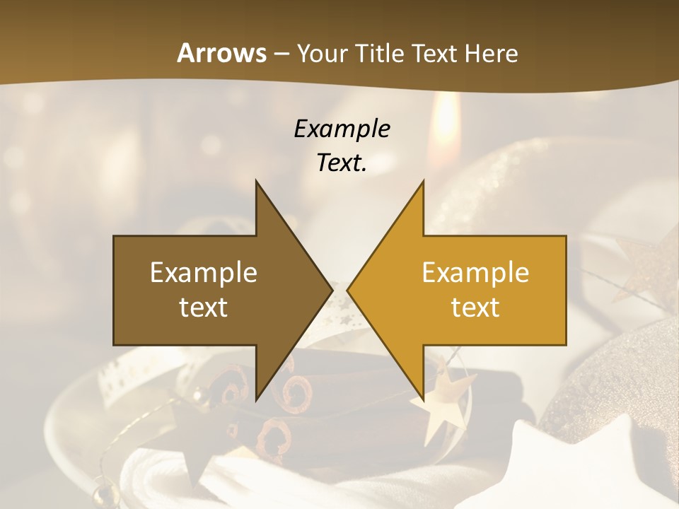 Silver Festive Dinner Table PowerPoint Template