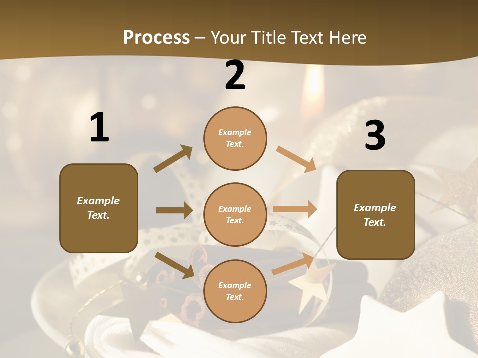 Silver Festive Dinner Table PowerPoint Template