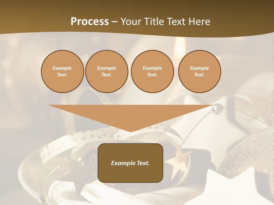 Silver Festive Dinner Table PowerPoint Template