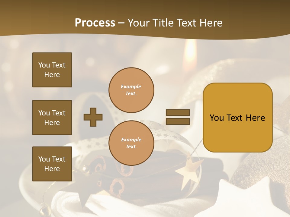 Silver Festive Dinner Table PowerPoint Template