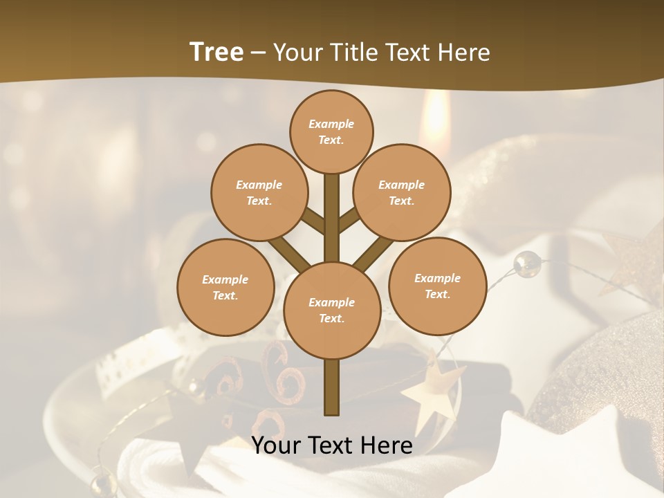 Silver Festive Dinner Table PowerPoint Template