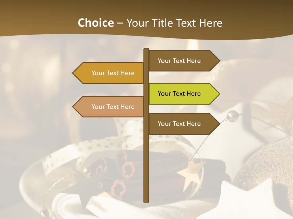 Silver Festive Dinner Table PowerPoint Template