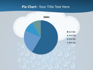 Blue Symbol Water PowerPoint Template