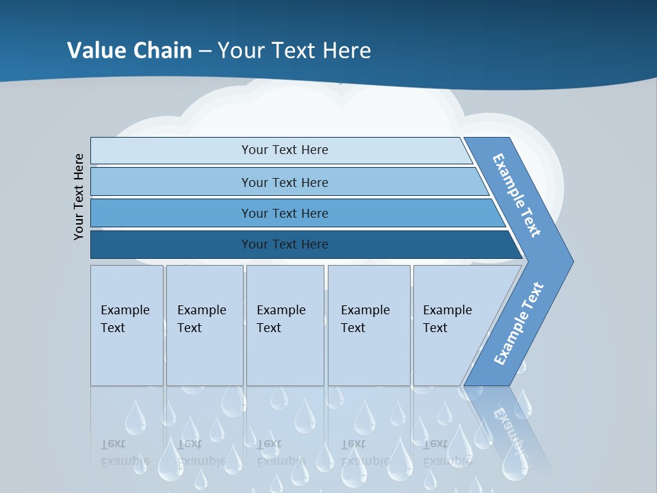 Blue Symbol Water PowerPoint Template
