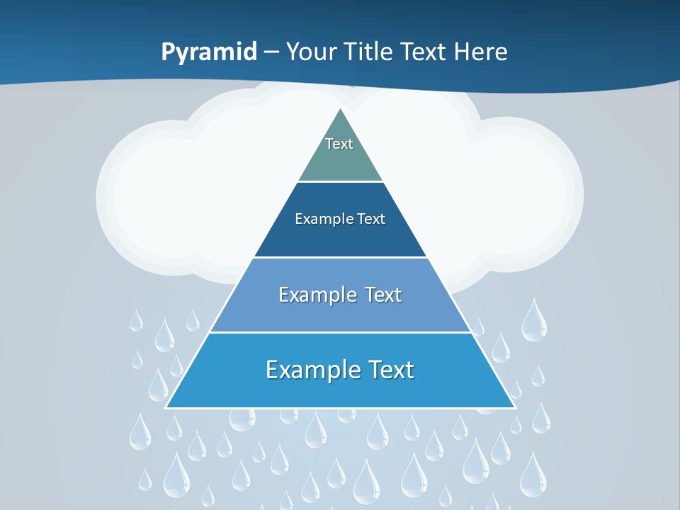 Blue Symbol Water PowerPoint Template