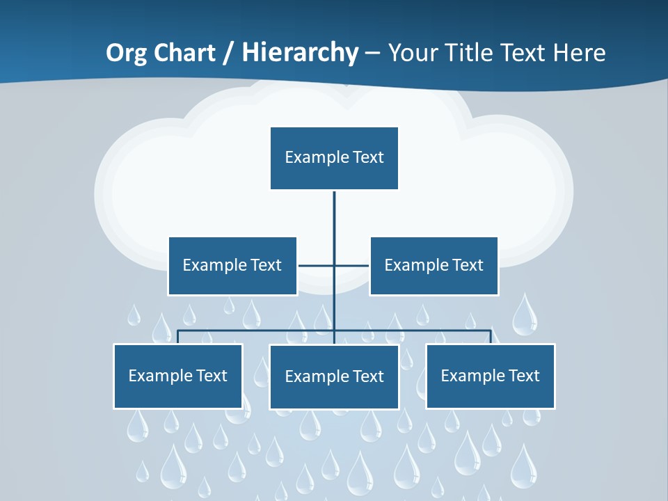 Blue Symbol Water PowerPoint Template