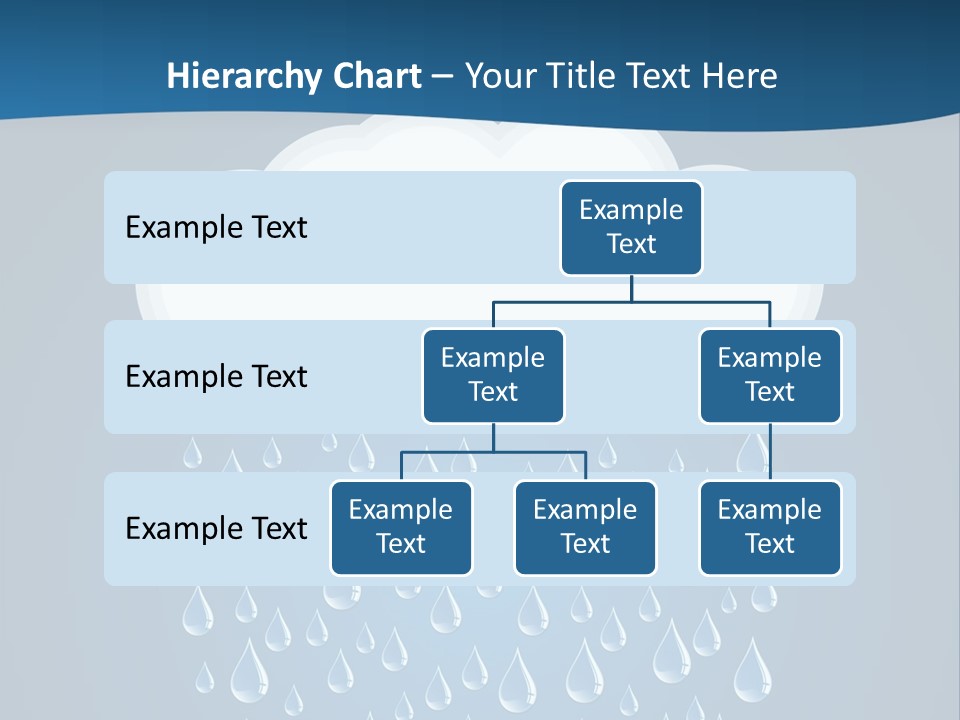 Blue Symbol Water PowerPoint Template
