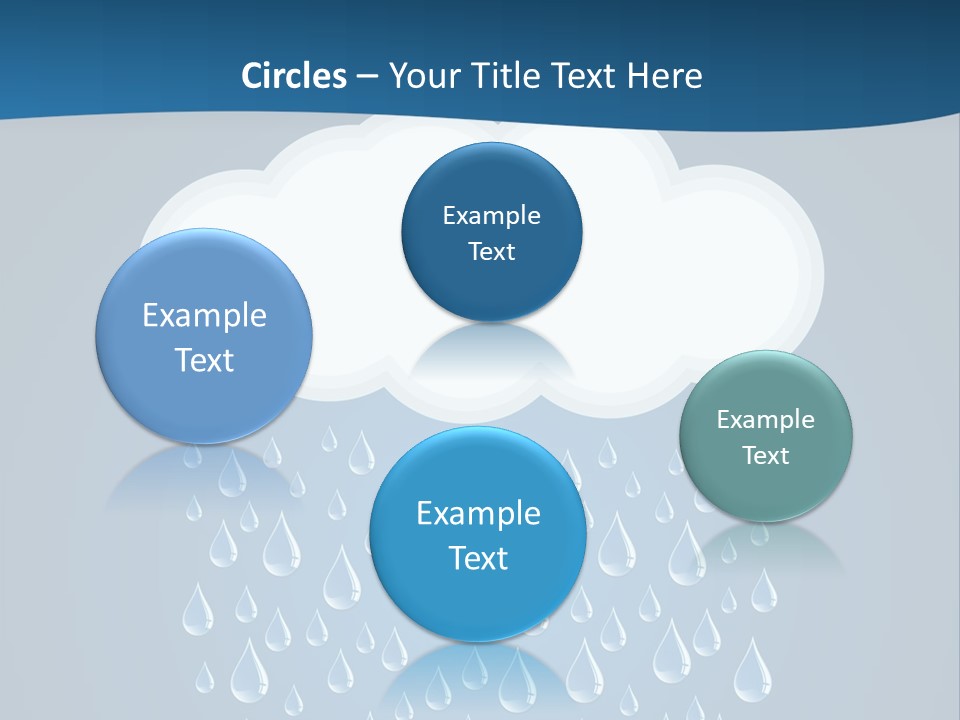 Blue Symbol Water PowerPoint Template