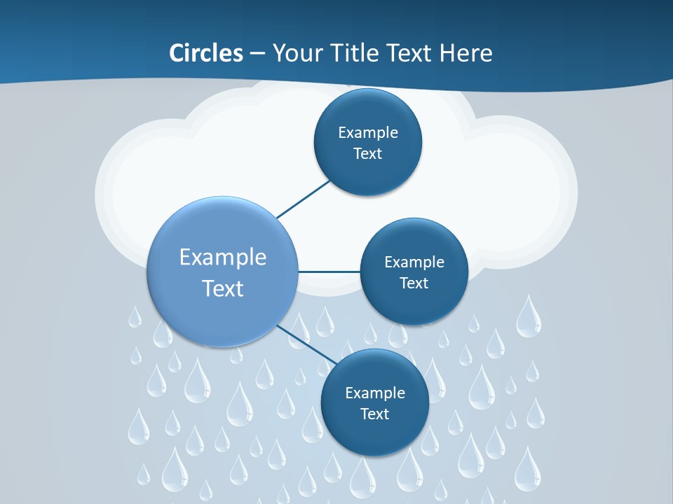 Blue Symbol Water PowerPoint Template