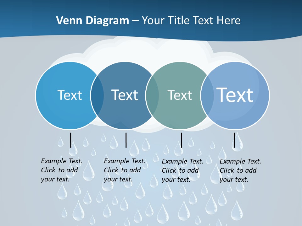 Blue Symbol Water PowerPoint Template