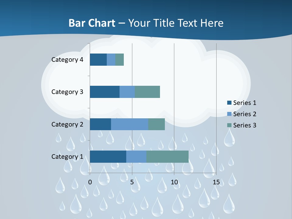 Blue Symbol Water PowerPoint Template