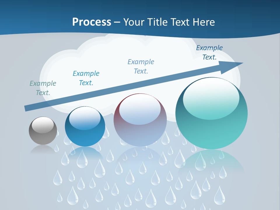 Blue Symbol Water PowerPoint Template