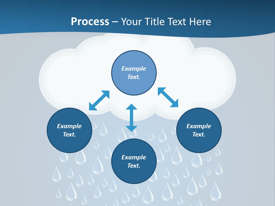 Blue Symbol Water PowerPoint Template