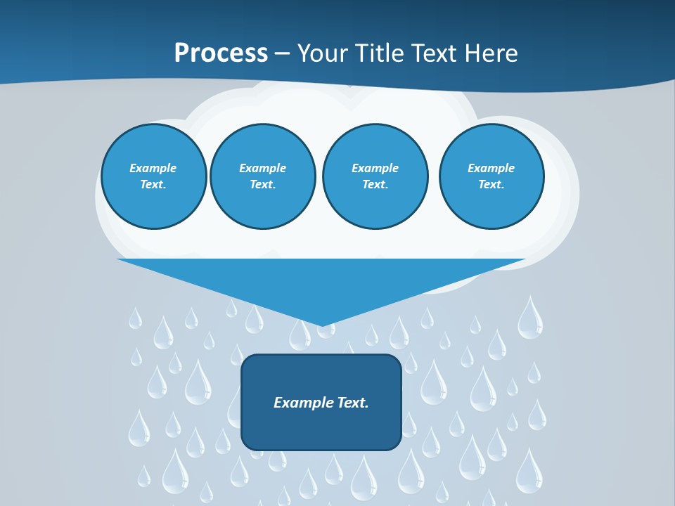Blue Symbol Water PowerPoint Template