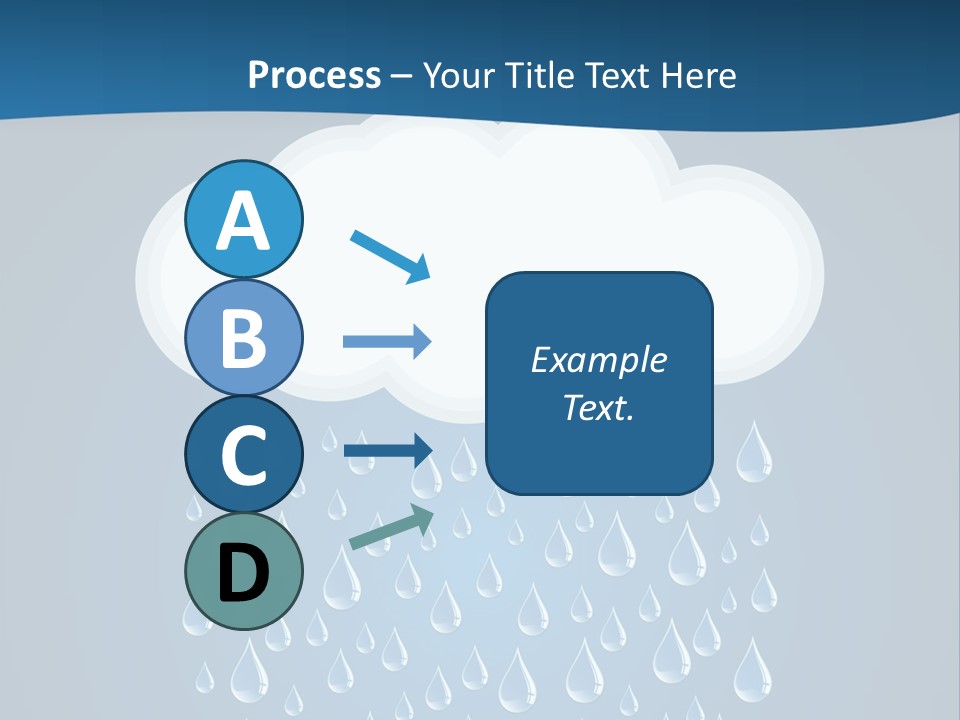 Blue Symbol Water PowerPoint Template