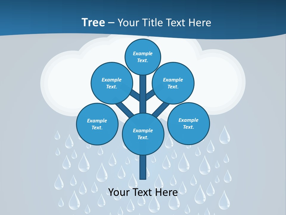 Blue Symbol Water PowerPoint Template