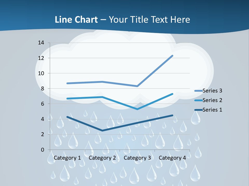 Blue Symbol Water PowerPoint Template
