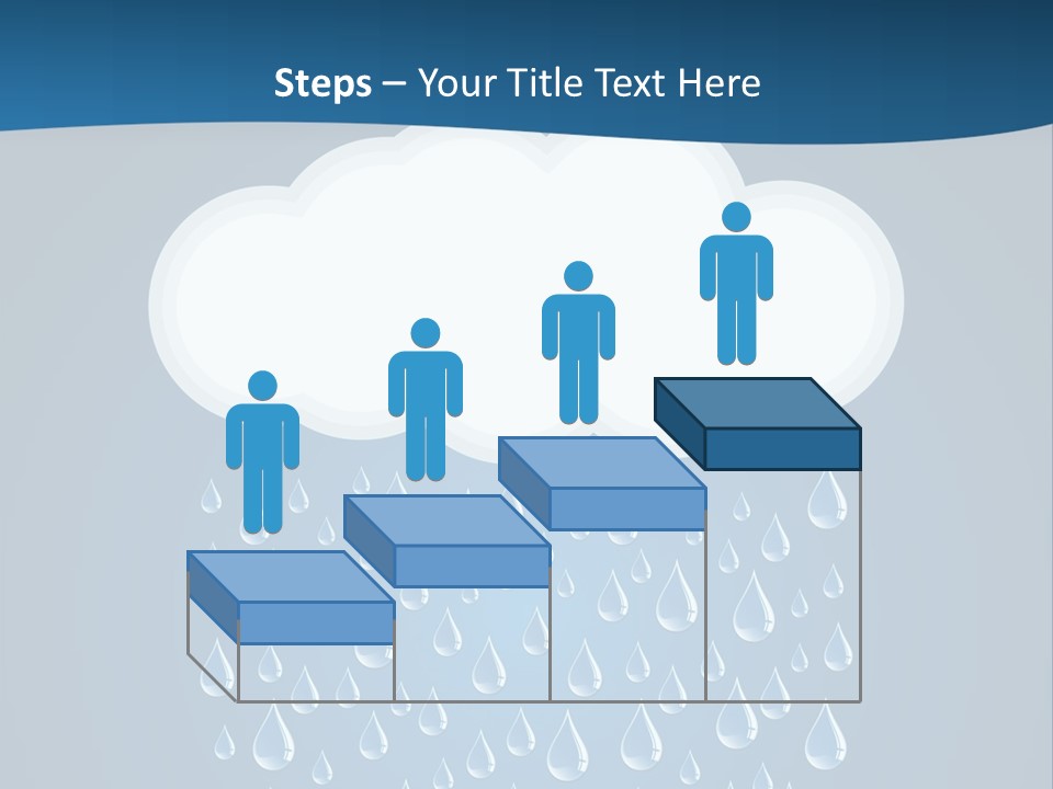 Blue Symbol Water PowerPoint Template