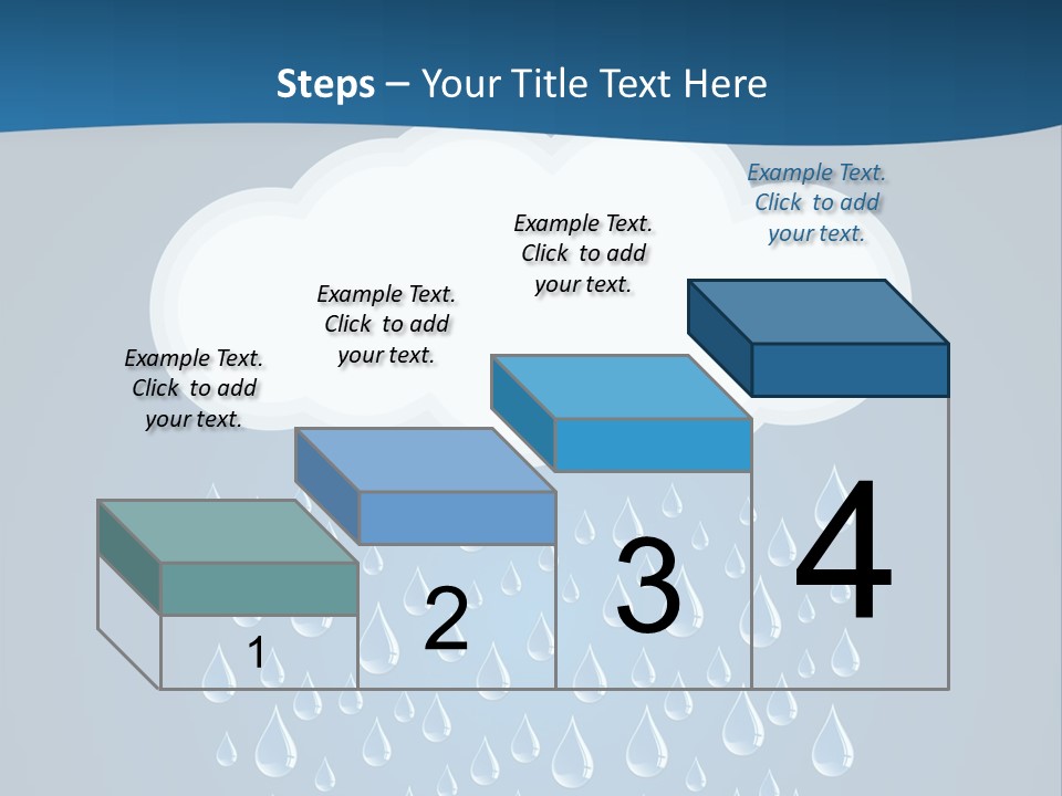 Blue Symbol Water PowerPoint Template
