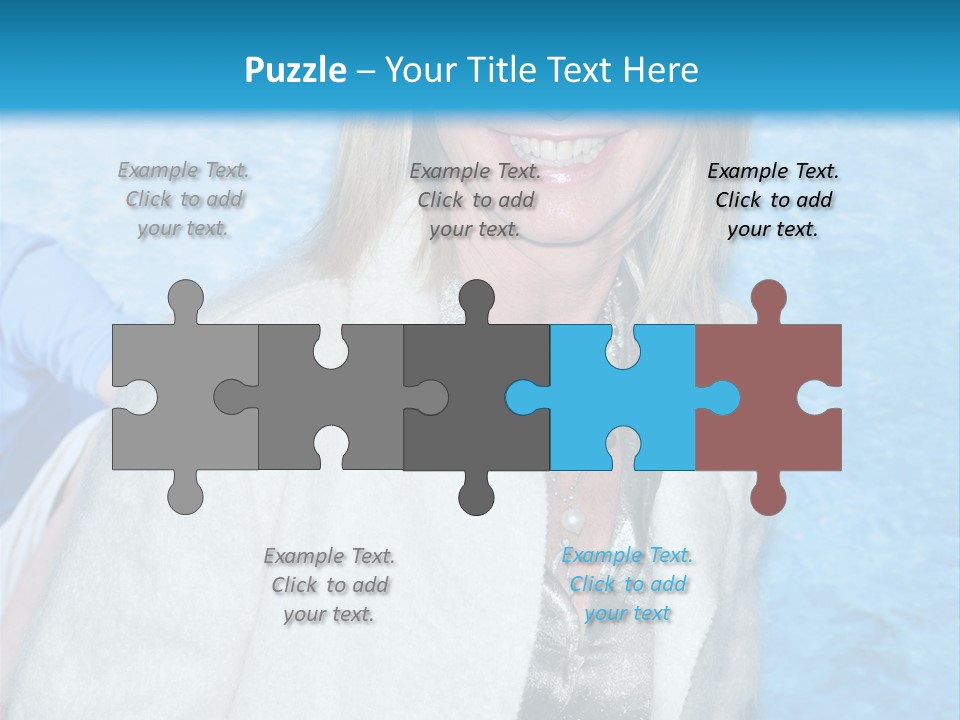 Pearls Beige Coat Gold Dress PowerPoint Template