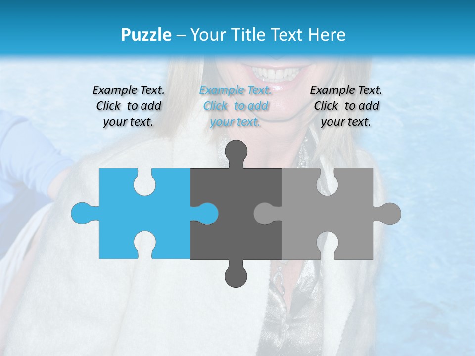 Pearls Beige Coat Gold Dress PowerPoint Template