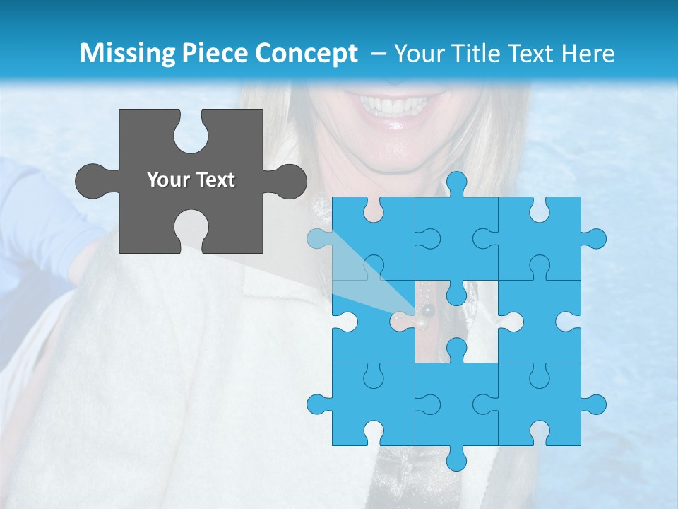 Pearls Beige Coat Gold Dress PowerPoint Template