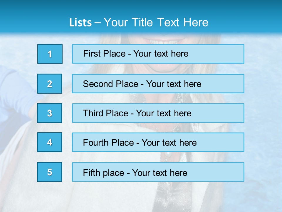 Pearls Beige Coat Gold Dress PowerPoint Template