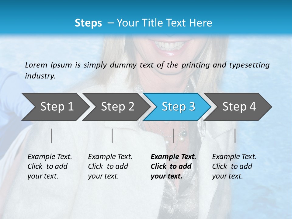 Pearls Beige Coat Gold Dress PowerPoint Template