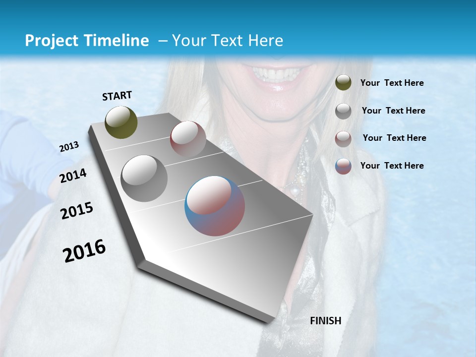 Pearls Beige Coat Gold Dress PowerPoint Template