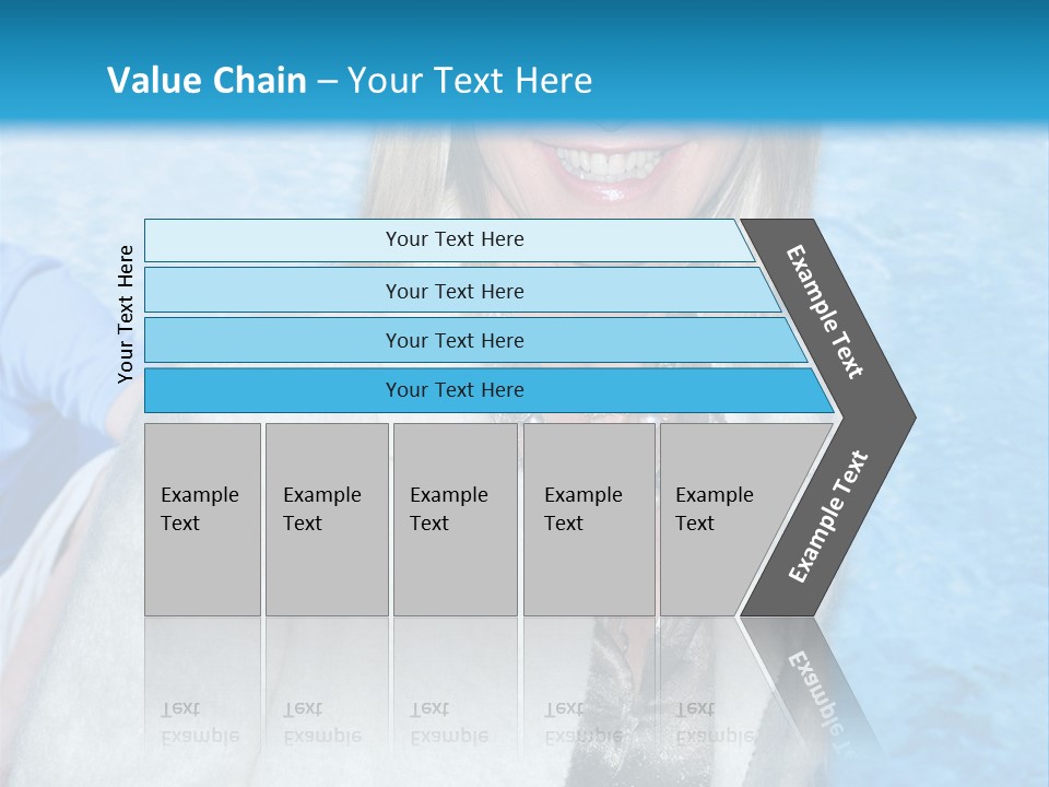 Pearls Beige Coat Gold Dress PowerPoint Template