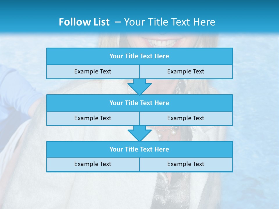 Pearls Beige Coat Gold Dress PowerPoint Template