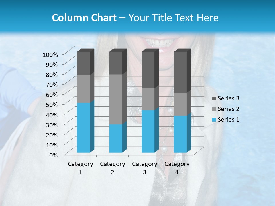 Pearls Beige Coat Gold Dress PowerPoint Template