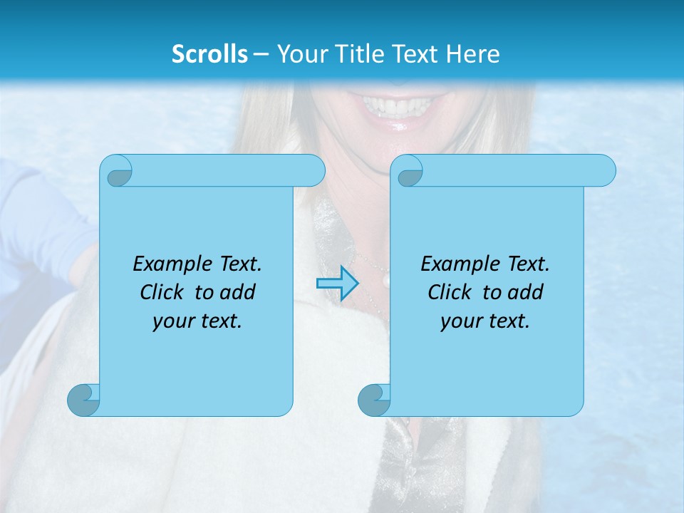 Pearls Beige Coat Gold Dress PowerPoint Template