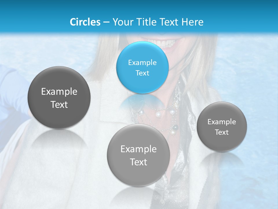 Pearls Beige Coat Gold Dress PowerPoint Template