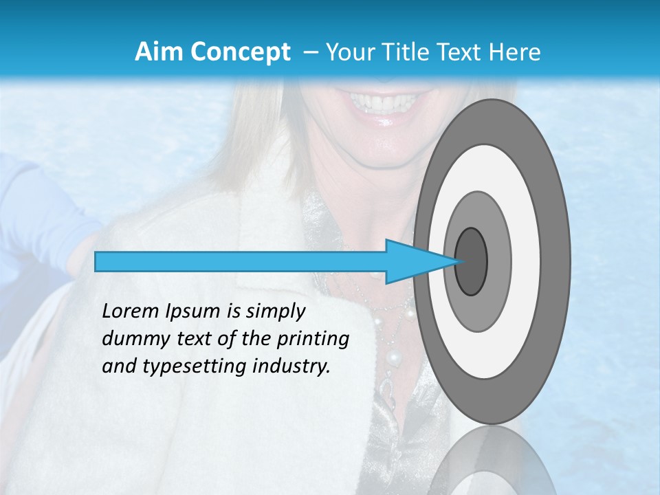 Pearls Beige Coat Gold Dress PowerPoint Template