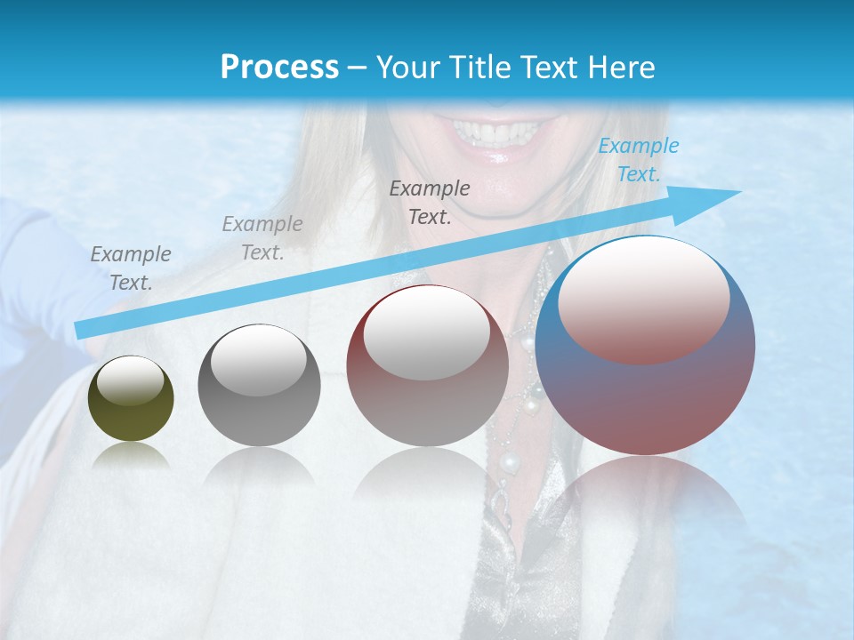 Pearls Beige Coat Gold Dress PowerPoint Template