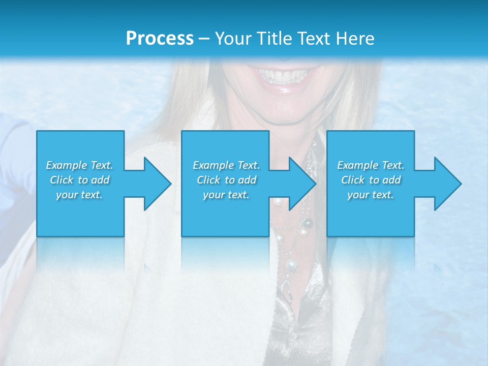 Pearls Beige Coat Gold Dress PowerPoint Template