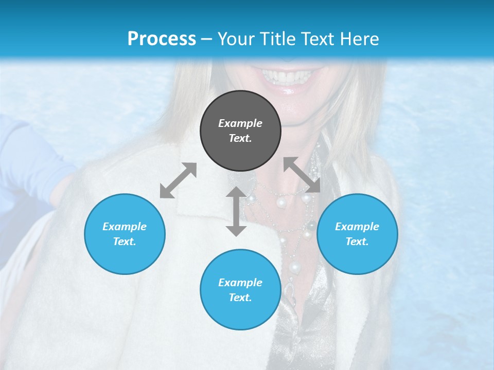 Pearls Beige Coat Gold Dress PowerPoint Template