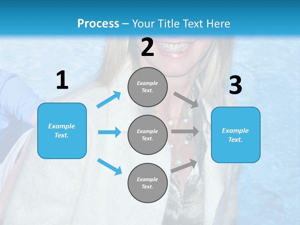 Pearls Beige Coat Gold Dress PowerPoint Template