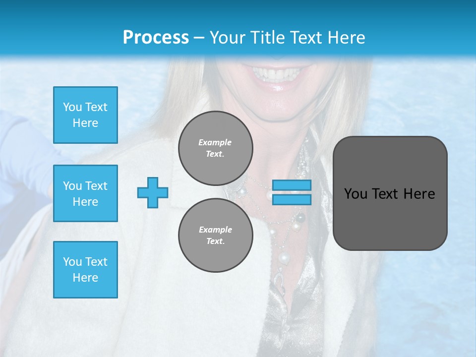 Pearls Beige Coat Gold Dress PowerPoint Template