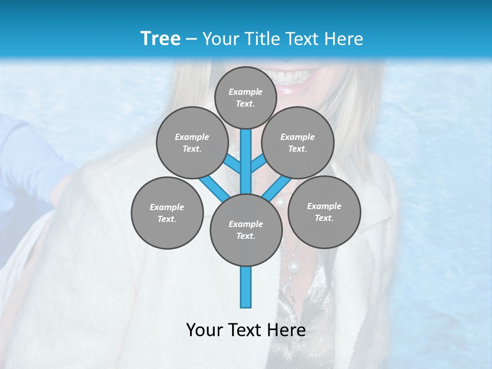 Pearls Beige Coat Gold Dress PowerPoint Template