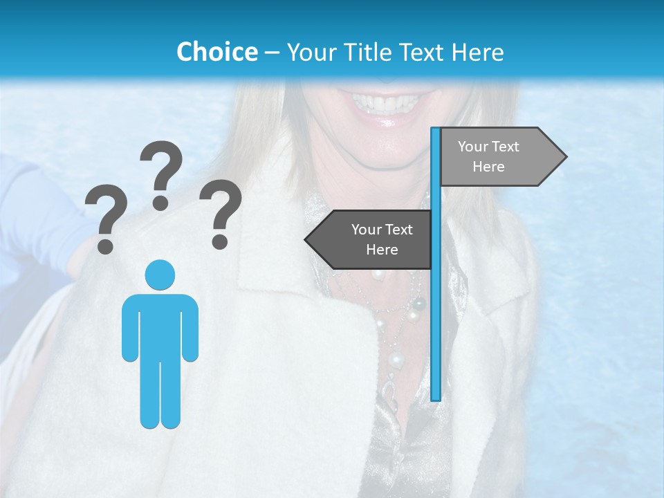 Pearls Beige Coat Gold Dress PowerPoint Template