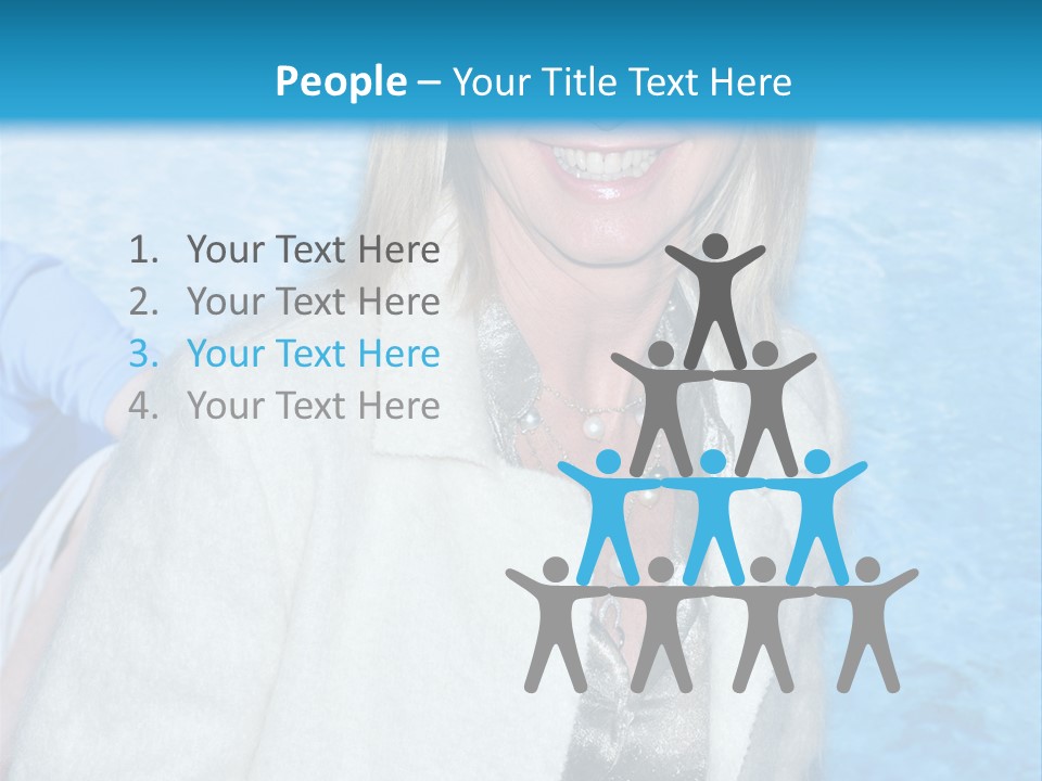 Pearls Beige Coat Gold Dress PowerPoint Template