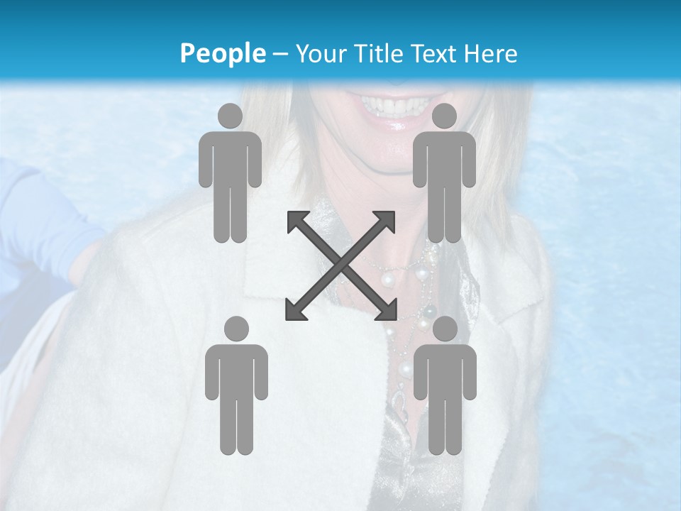 Pearls Beige Coat Gold Dress PowerPoint Template