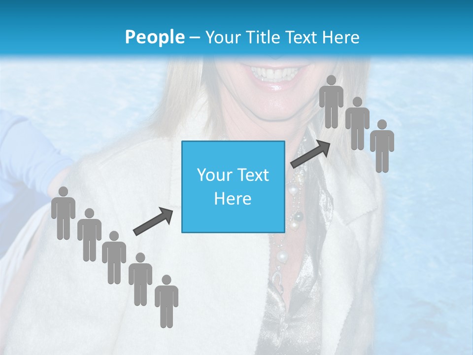 Pearls Beige Coat Gold Dress PowerPoint Template