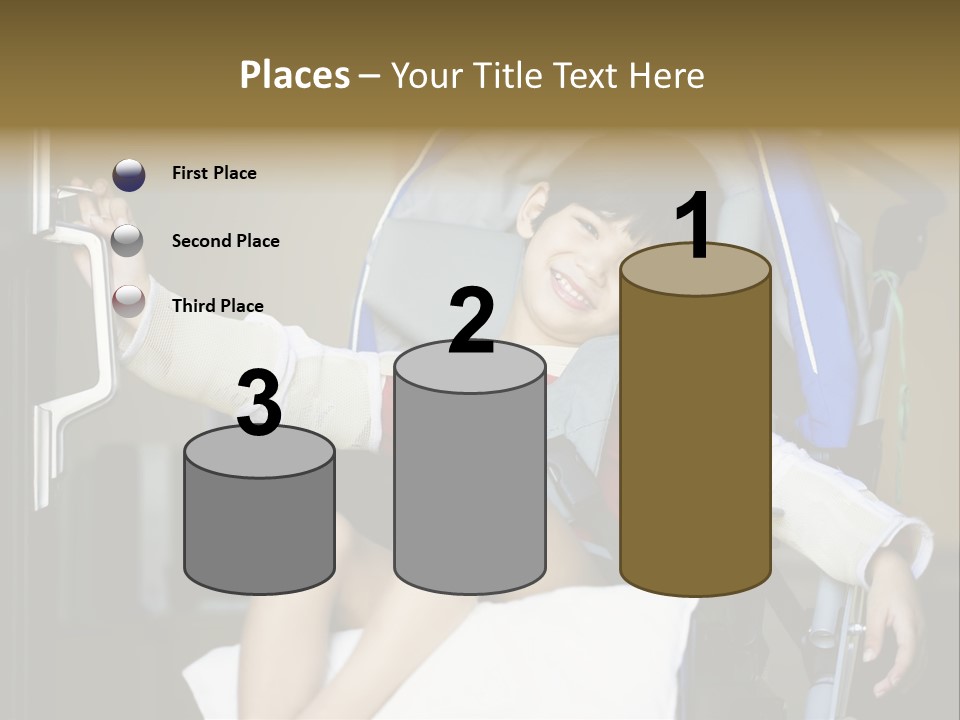 Thai Four Year Old Multiracial PowerPoint Template