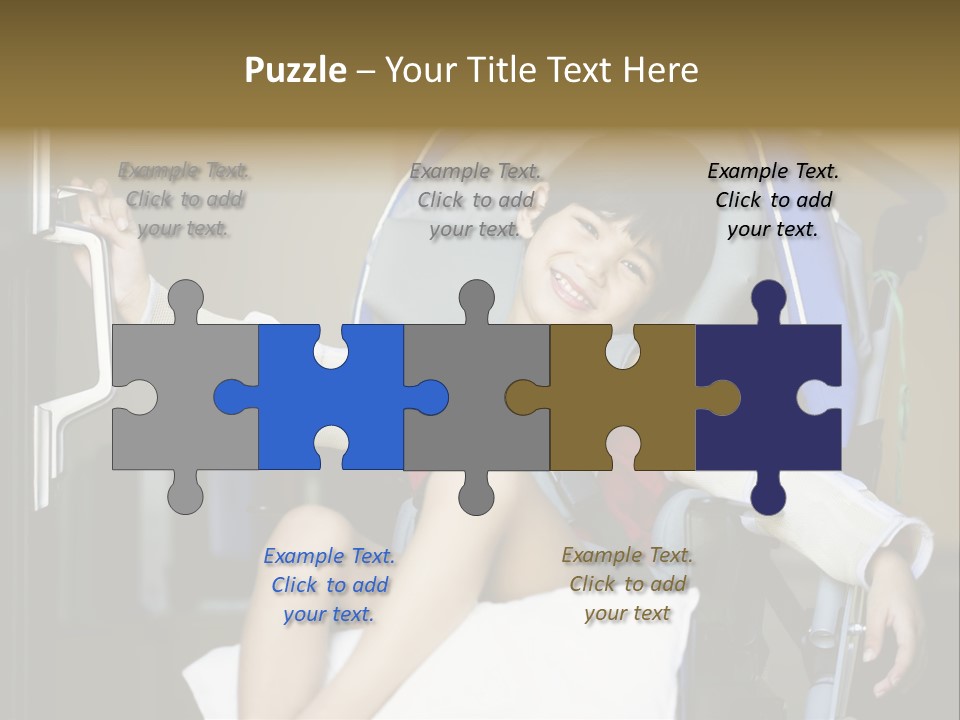 Thai Four Year Old Multiracial PowerPoint Template