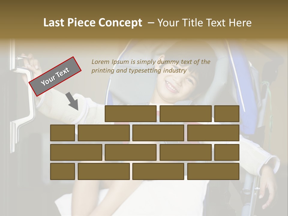 Thai Four Year Old Multiracial PowerPoint Template