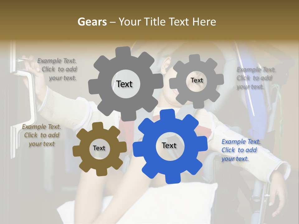 Thai Four Year Old Multiracial PowerPoint Template