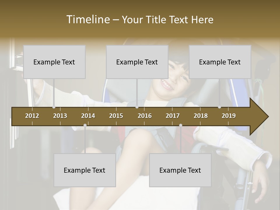 Thai Four Year Old Multiracial PowerPoint Template